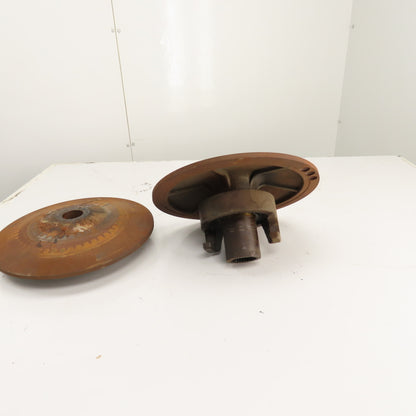 1-Groove Variable Speed Sheave Pulley 1-5/8" Bore 13" OD