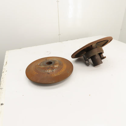 1-Groove Variable Speed Sheave Pulley 1-5/8" Bore 13" OD