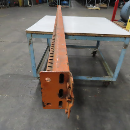 96" x 5-1/2" Shaved Pin/Teardrop Warehouse Pallet Racking Beam Shelf Support Arm