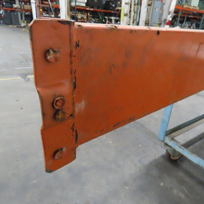 96" x 5-1/2" Shaved Pin/Teardrop Warehouse Pallet Racking Beam Shelf Support Arm