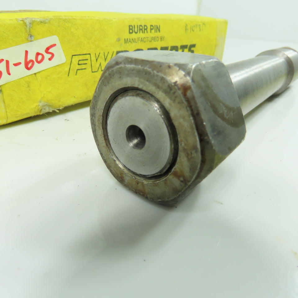 FW Roberts Burr Pin W/ Nut 7-3/4" OAL