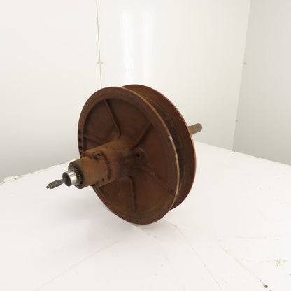 1-Groove Variable Speed Sheave Pulley 1-3/8" Shaft 15" OD