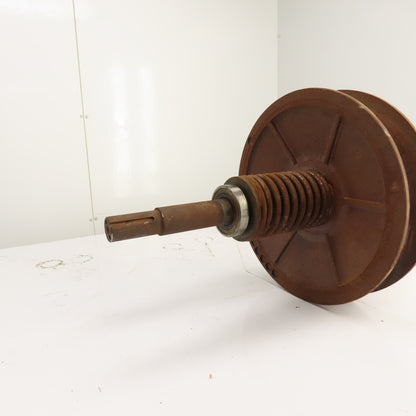 1-Groove Variable Speed Sheave Pulley 1-3/8" Shaft 15" OD