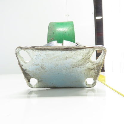 SC 57-80 8" OD x 3" Swivel Top Rubber Over Cast Iron Caster