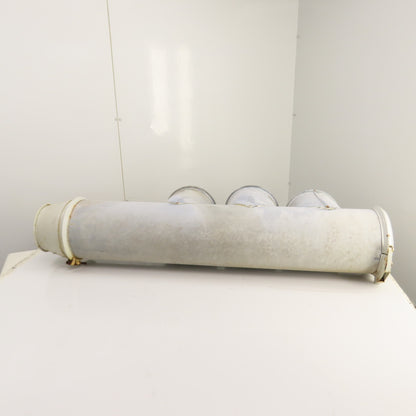 8" x 38" Long Steel 3-Way HVAC Duct Dust Collector Splitter Pipe