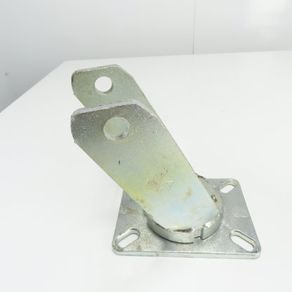 SC 61-80 8" OD x 3" Swivel Top Rubber Over Cast Iron Caster