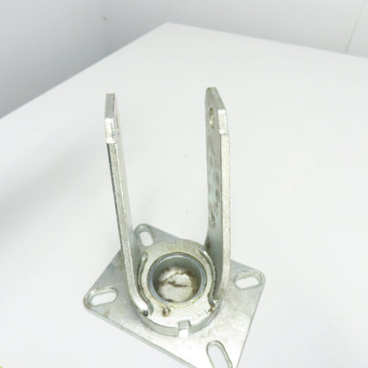 SC 61-80 8" OD x 3" Swivel Top Rubber Over Cast Iron Caster