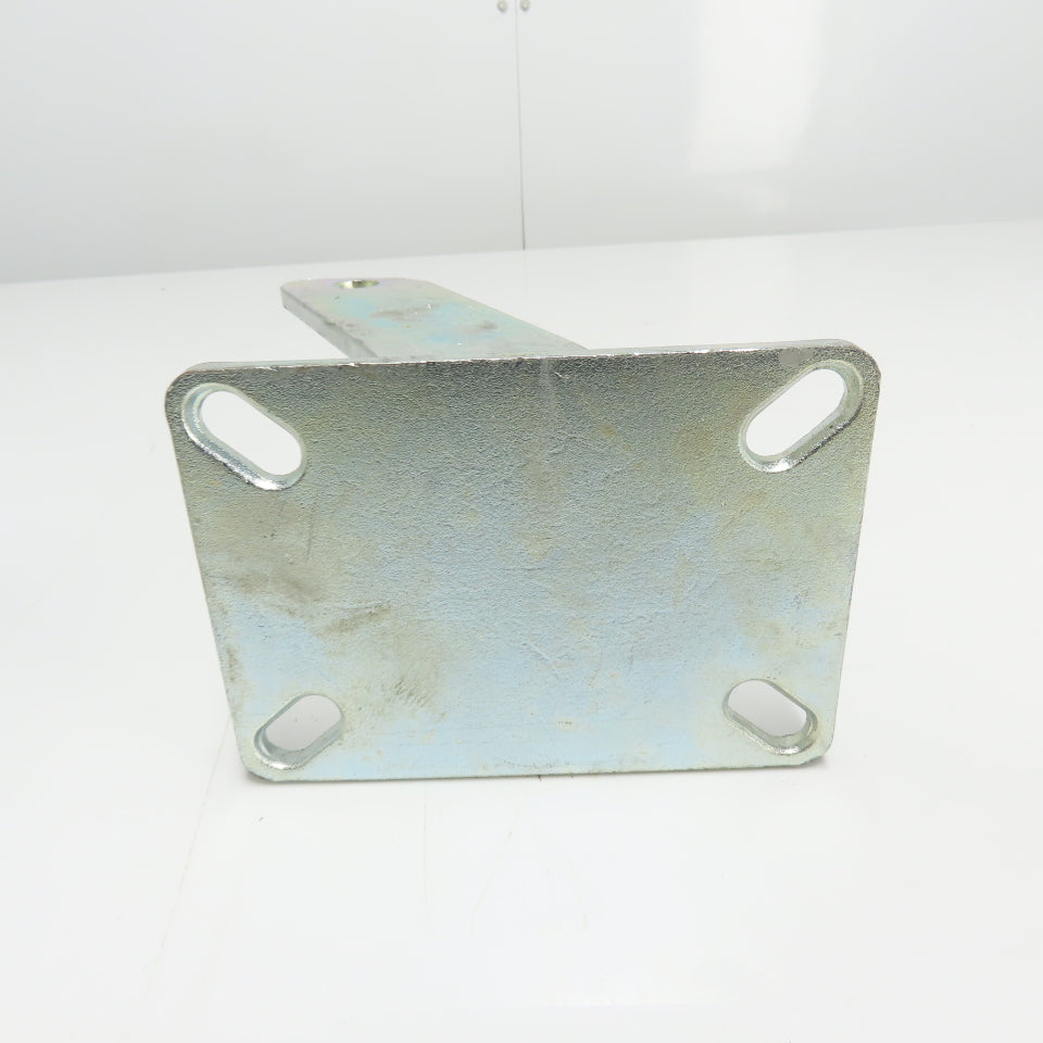 SC 61-80 8" OD x 3" Swivel Top Rubber Over Cast Iron Caster