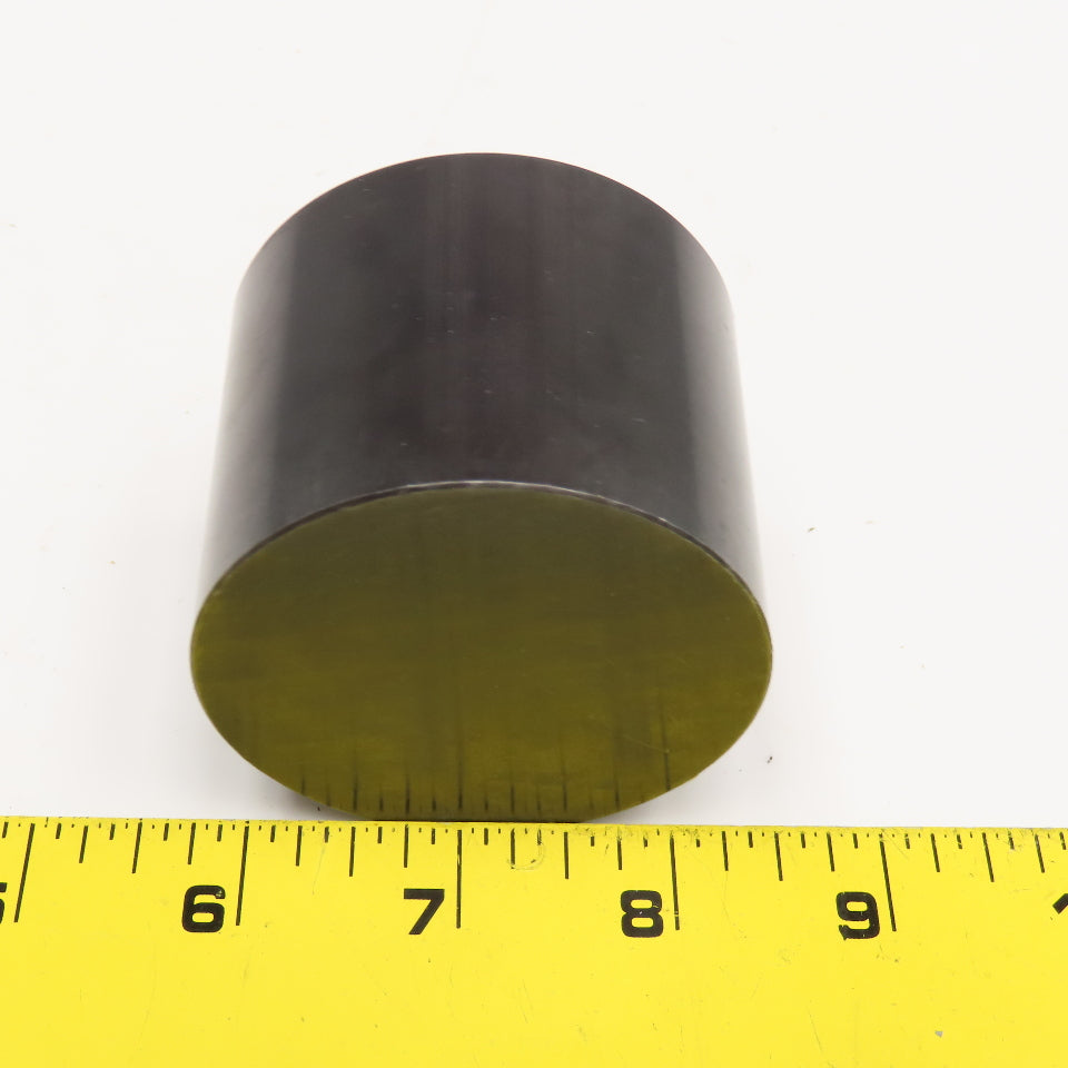 2-1/2" OD x 2" Tall Hardness Tester Hardened Steel Anvil 3/4" x 1" Shank
