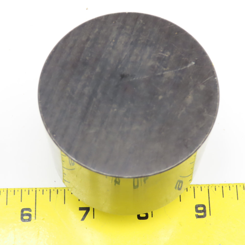 2-1/2" OD x 2" Tall Hardness Tester Hardened Steel Anvil 3/4" x 1" Shank