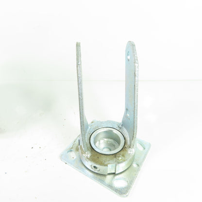 7" OD x 2" Swivel Top Mount Rubber Over Cast Iron Caster