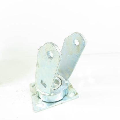 7" OD x 2" Swivel Top Mount Rubber Over Cast Iron Caster