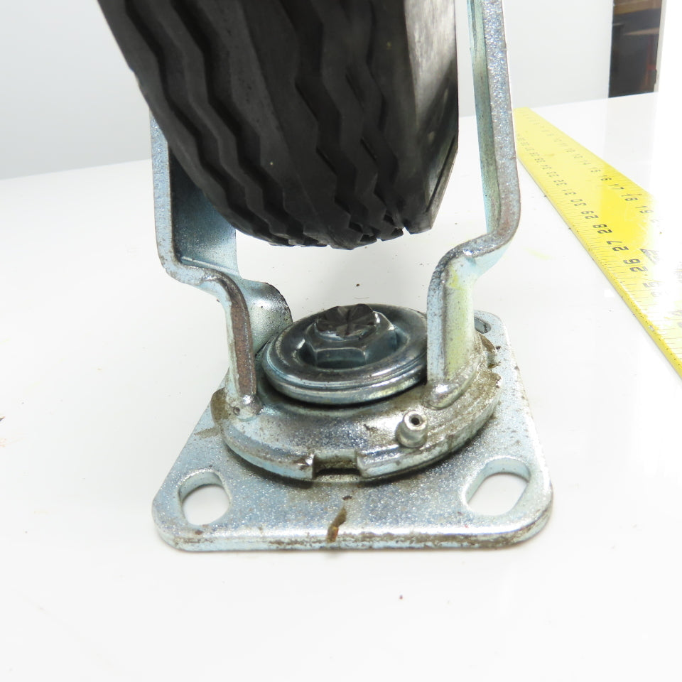Ever-Roll 9" OD Swivel Top Mount Rubber Caster