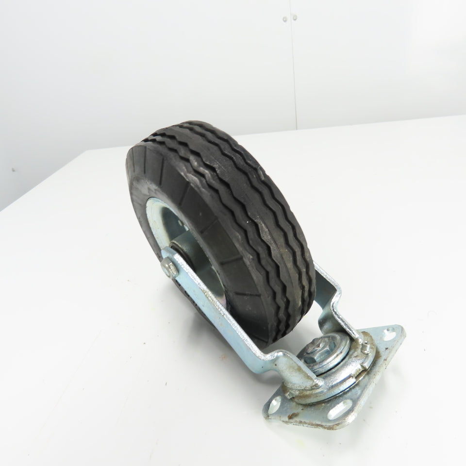 Ever-Roll 9" OD Swivel Top Mount Rubber Caster