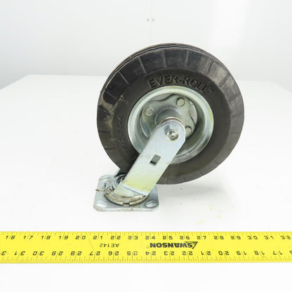 Ever-Roll 9" OD Swivel Top Mount Rubber Caster