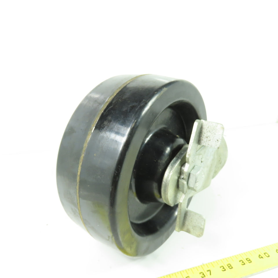 8" OD x 3" Swivel Top Caster 10" Tall W/ Brake