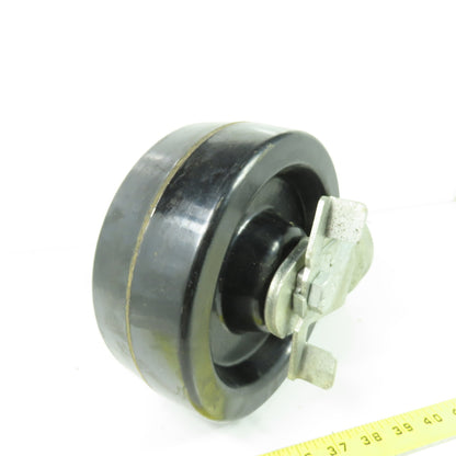 8" OD x 3" Swivel Top Caster 10" Tall W/ Brake