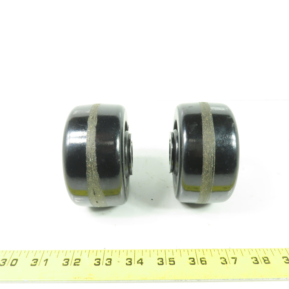 4" OD x 2" Caster 3/4" Bore Lot Of 2