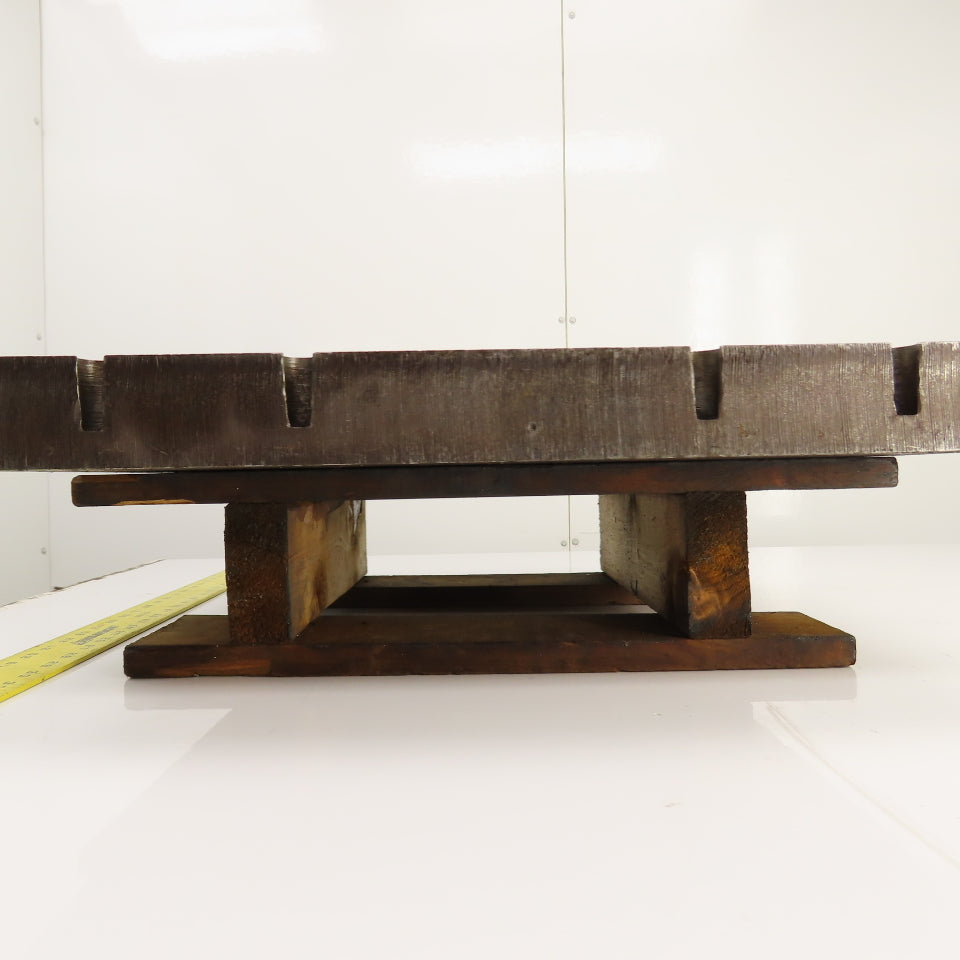 20" x 18" 2-3/16" Steel T-Slotted Workholding Jig Fixture Table (24mm Slots)