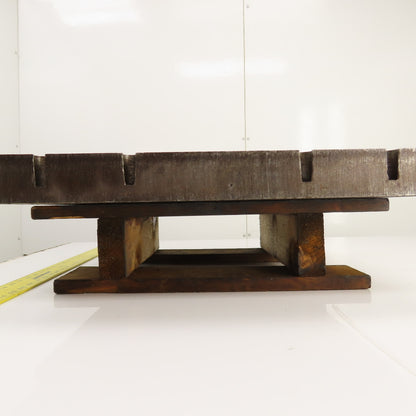 20" x 18" 2-3/16" Steel T-Slotted Workholding Jig Fixture Table (24mm Slots)
