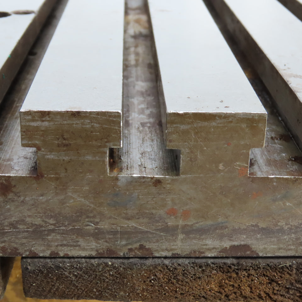20" x 18" 2-3/16" Steel T-Slotted Workholding Jig Fixture Table (24mm Slots)