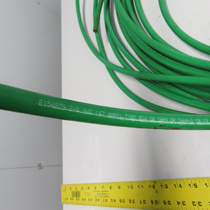Super-Slick 2/0 AWG MTW/THHN/THWN-2 Black Strand Copper Wire 600V 100'