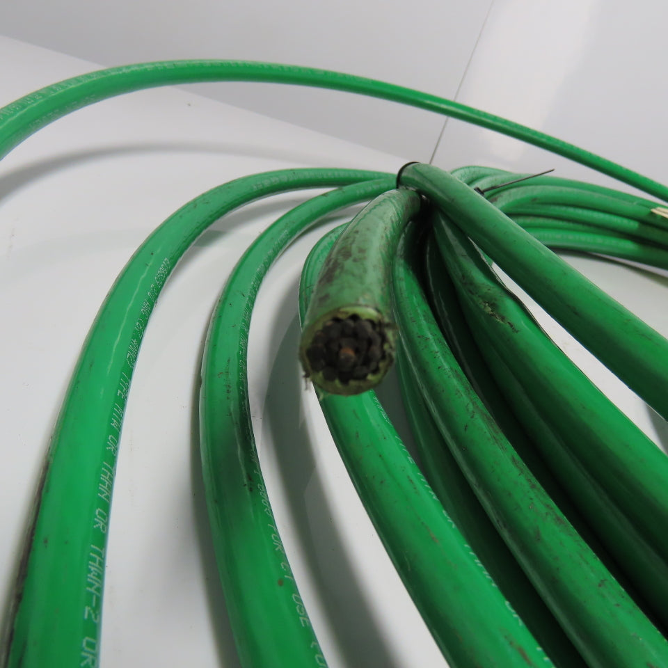 Super-Slick 2/0 AWG MTW/THHN/THWN-2 Black Strand Copper Wire 600V 100'