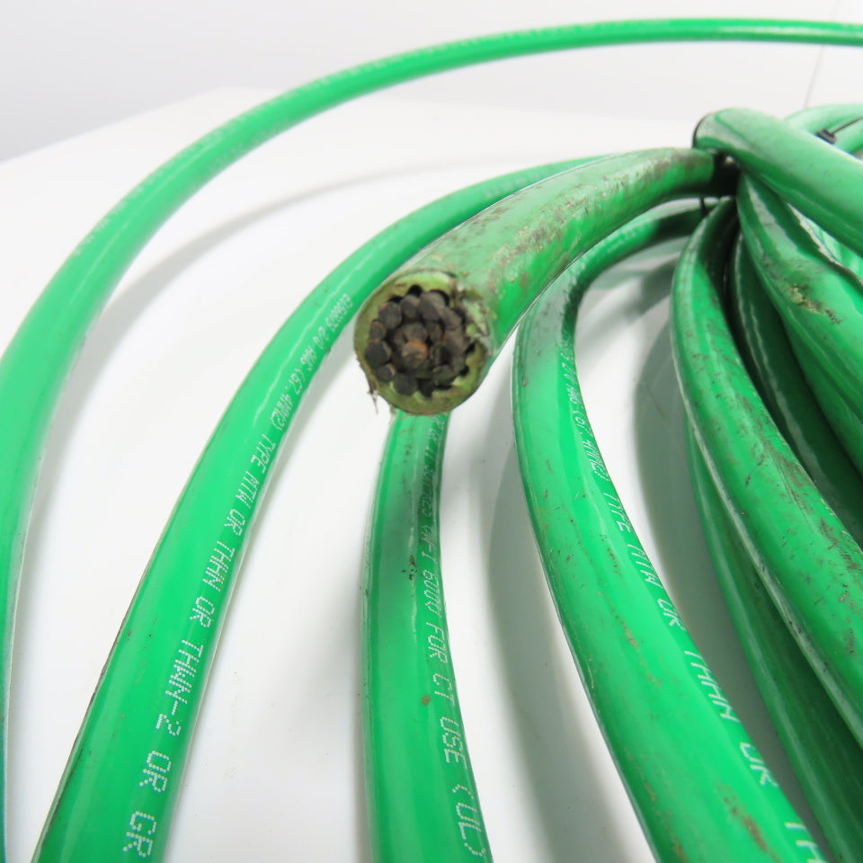 Super-Slick 2/0 AWG MTW/THHN/THWN-2 Black Strand Copper Wire 600V 100'