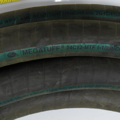 Gates 24C12-MFT Megatuff 1-1/2" Wire Braid Hose Flame Resistant 2500PSI Max 38'