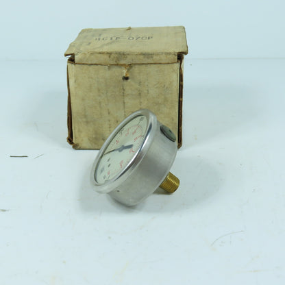 Nuova FIMA 2-1/4" Stainless Pressure Gauge 0-1000PSI 0-68.9 Bar
