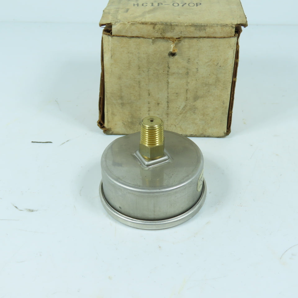 Nuova FIMA 2-1/4" Stainless Pressure Gauge 0-1000PSI 0-68.9 Bar