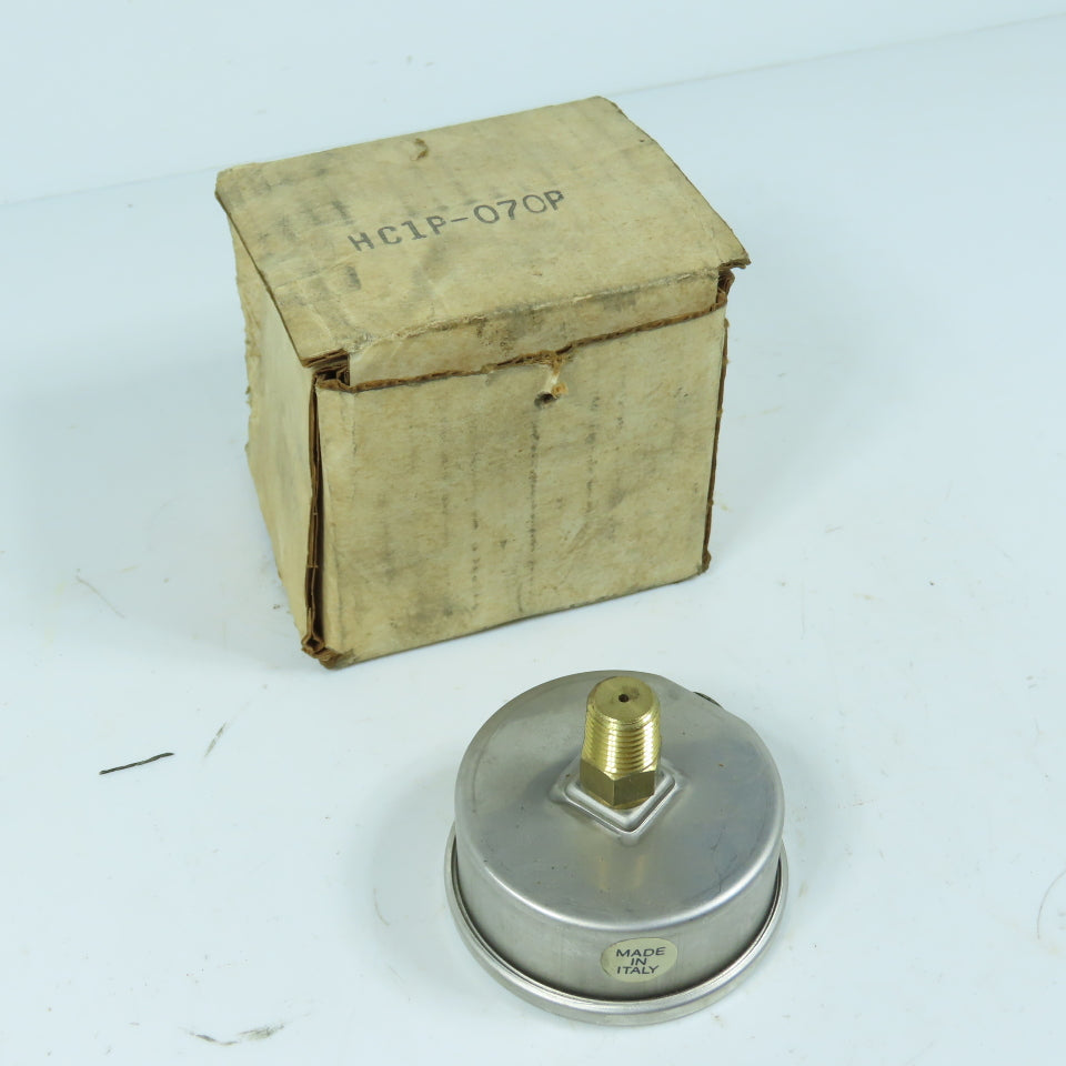 Nuova FIMA 2-1/4" Stainless Pressure Gauge 0-1000PSI 0-68.9 Bar