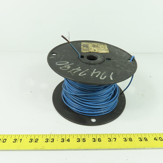 14AWG THHN/THWN/MTW Blue Strand Copper Wire 600V 123'