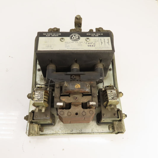 Allen-Bradley 709F0A74A Bulletin 709 Size 5 Motor Starter 60HP 220V 3Ph 480VCoil