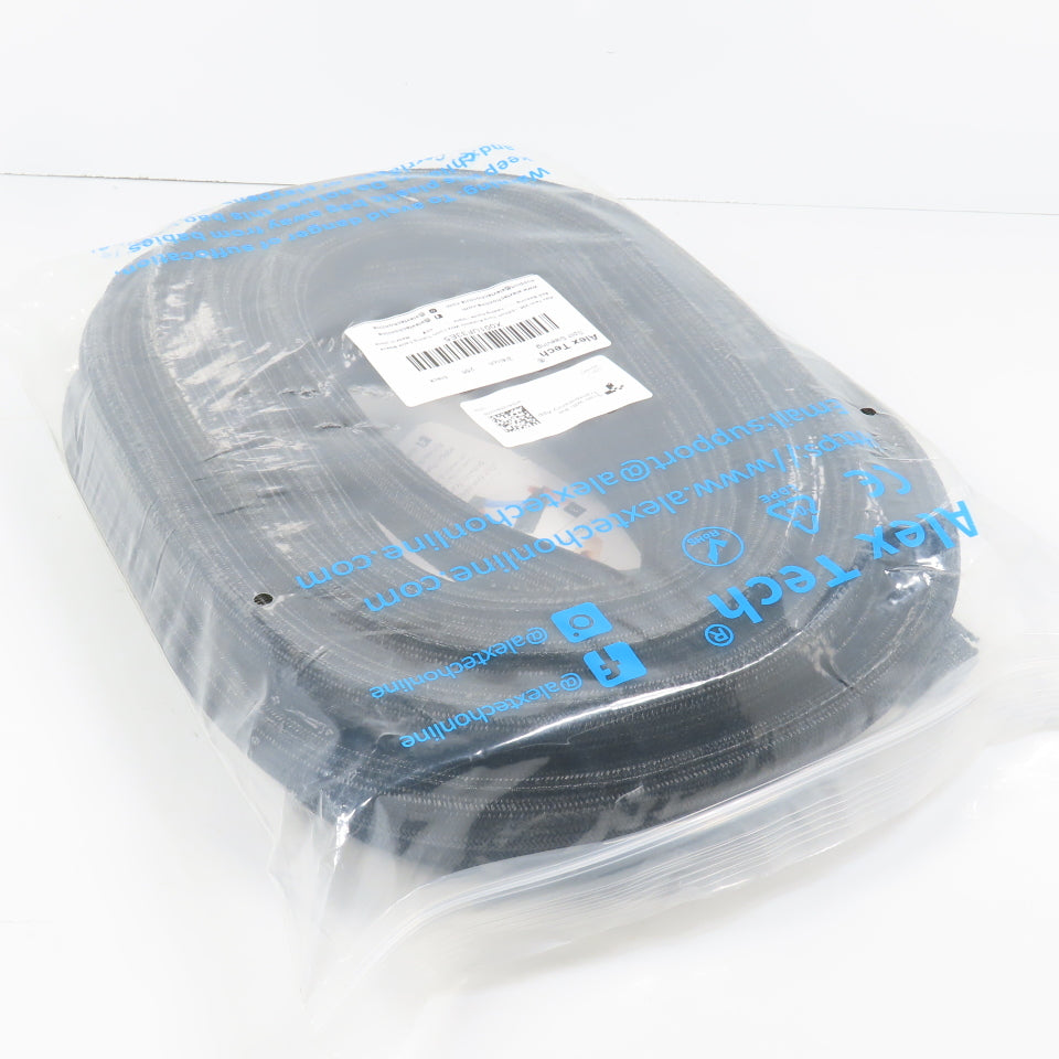 Alex Tech X001UF33E5 3/4 inch x 25' Long Wire Loom Protective Split Sleeving