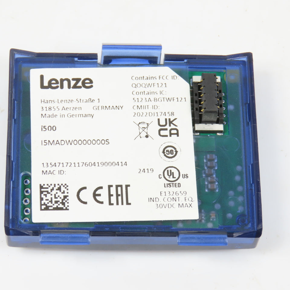 Lenze I5MADW000000S WiFi WLAN Direct Interface Module 30VDC Max