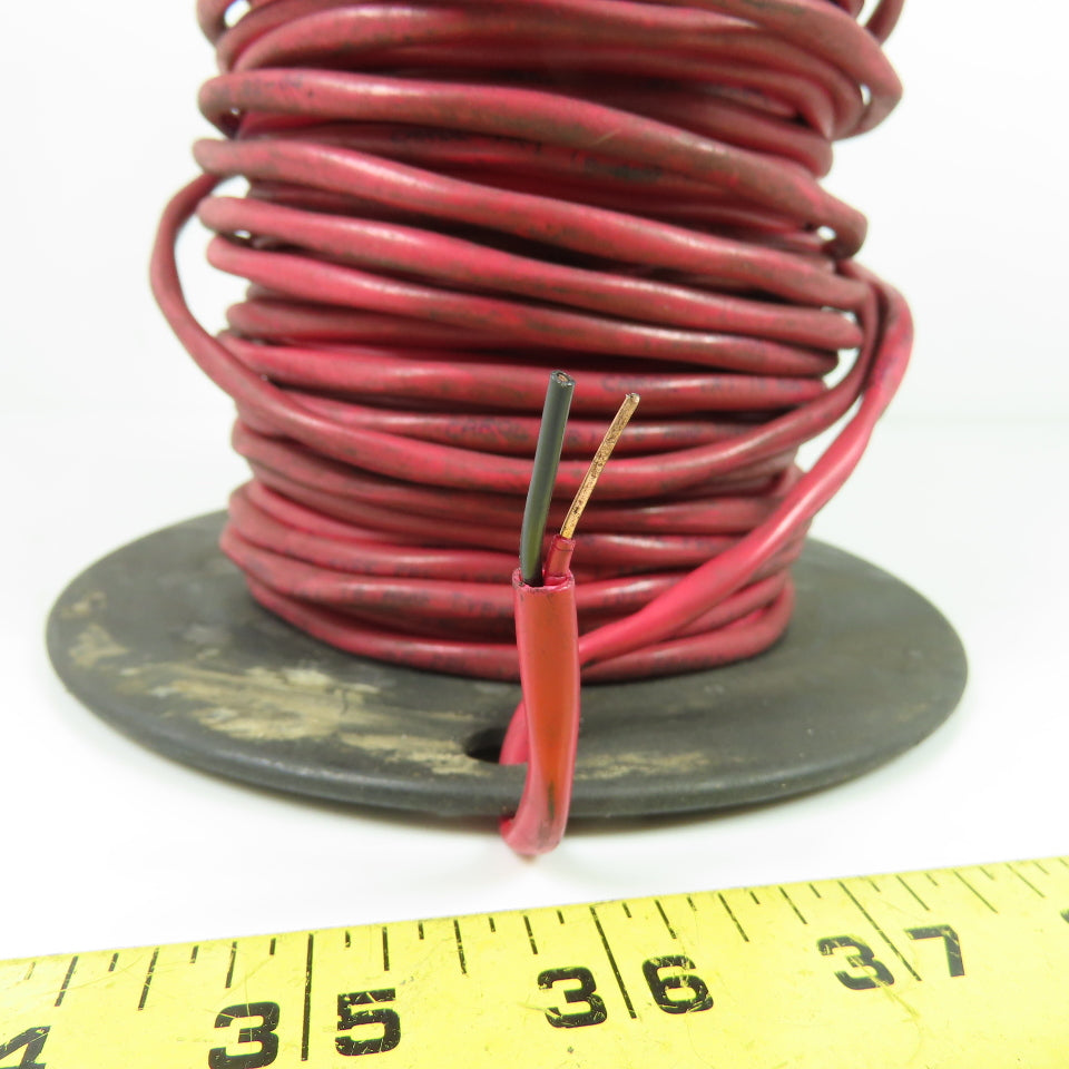 Carol 18AWG 2/C Type FPL Red Copper fire Alarm Cable Wire 211'