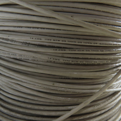 14AWG THHN/THWN/MTW White Strand Copper Wire 600V 1,035'