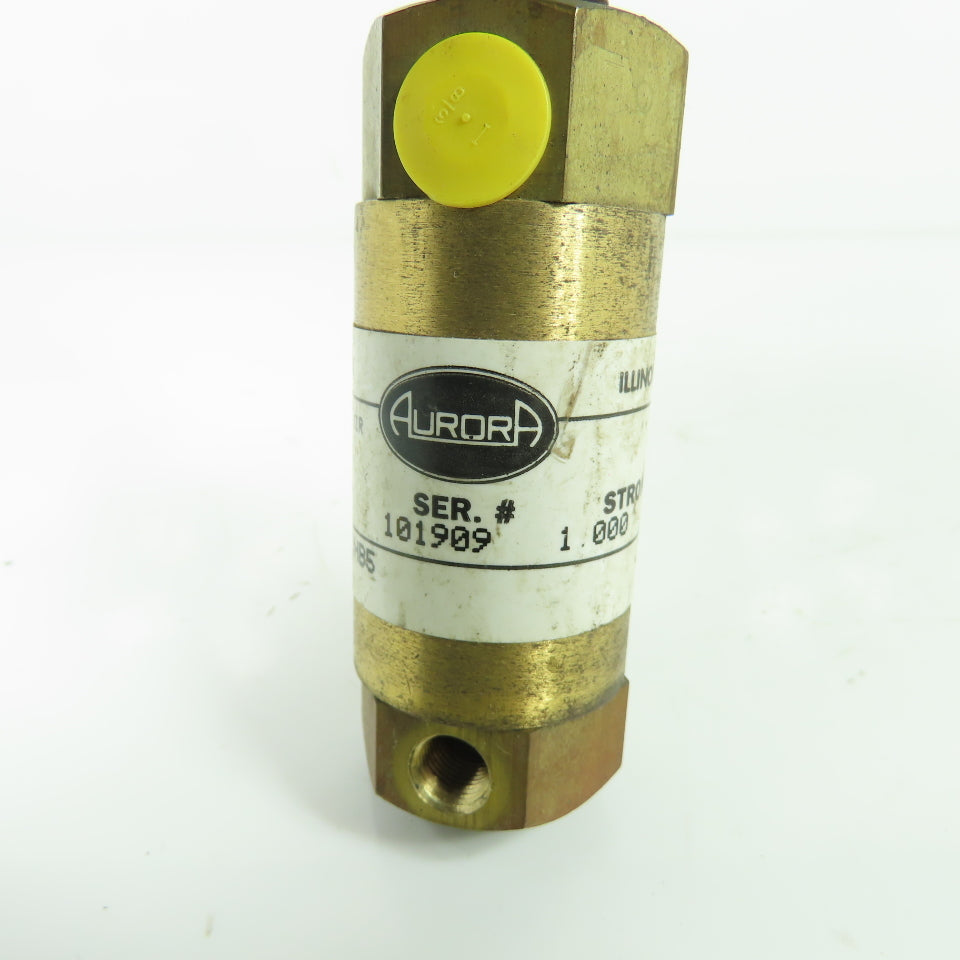 Aurora S2548HB5 Double Acting Air Cylinder 1.125" Bore 1" Stroke 200PSI