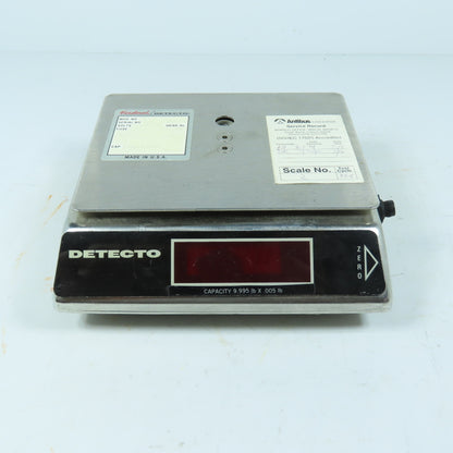 Cardinal AP-10 Detecto Digital Scale 120V 9.995 lb x .005 lb