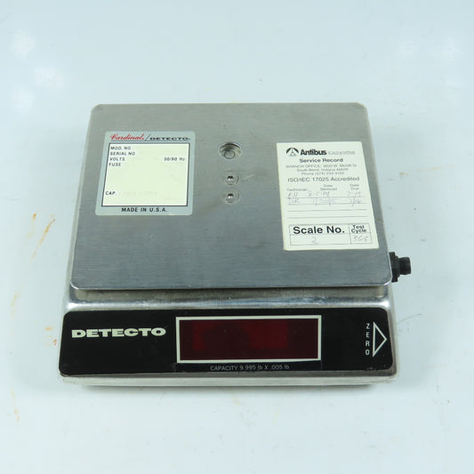 Cardinal AP-10 Detecto Digital Scale 120V 9.995 lb x .005 lb