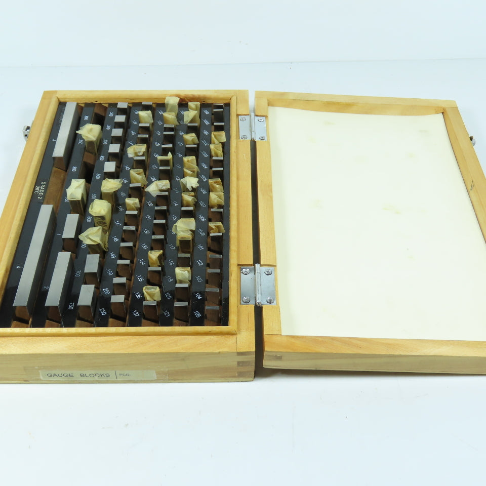 070003 Precision Gage Block Set Grade 2 .050" To 4" (Missing 2)