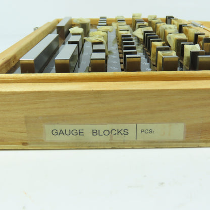 070003 Precision Gage Block Set Grade 2 .050" To 4" (Missing 2)