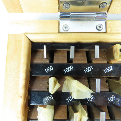 070003 Precision Gage Block Set Grade 2 .050" To 4" (Missing 2)