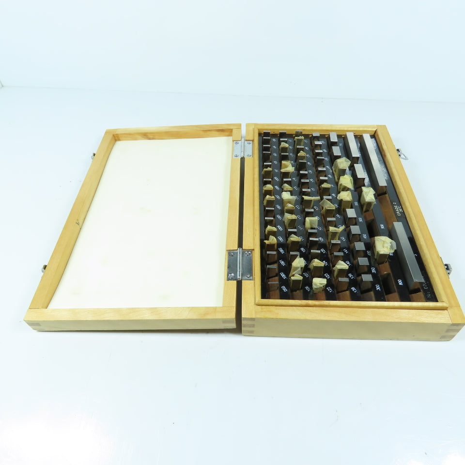 070003 Precision Gage Block Set Grade 2 .050" To 4" (Missing 2)