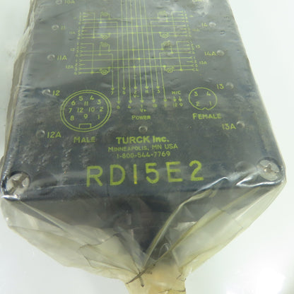 Turck VBM160-PX17-0.3M-RSM126/CS10864 RD15E2 Multibox Junction Box 16-Port