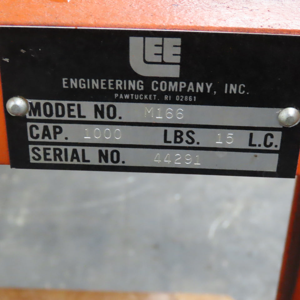 Presto M166 1000Lbs Capacity Hydraulic Rolling Stacker Lift Truck 21"-80" Lift