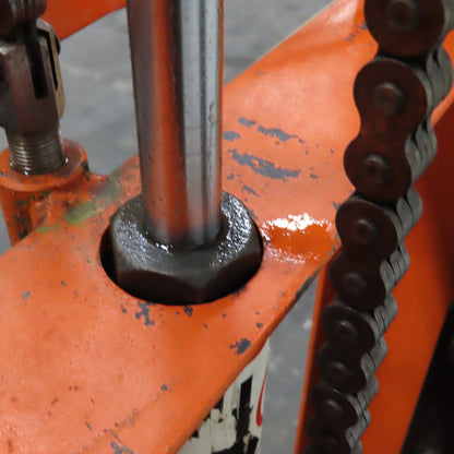 Presto M166 1000Lbs Capacity Hydraulic Rolling Stacker Lift Truck 21"-80" Lift