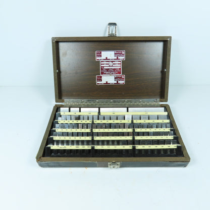 Starrett RS81A1 Grade 2 Precision Gage Block Set .050" To 4" (Missing 12)