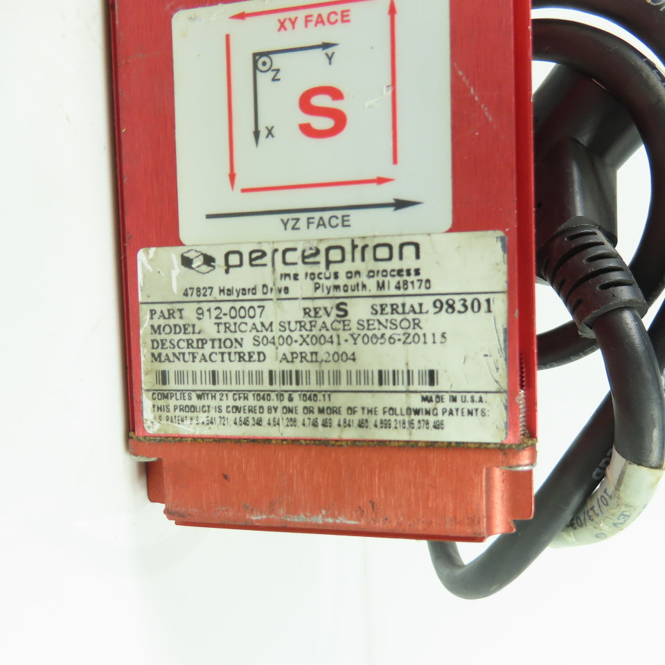Perceptron 912-0007 Tricam Digital Surface Sensor Rev S